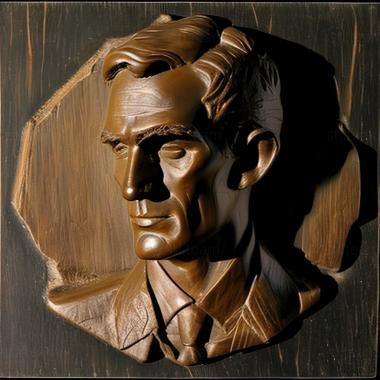 3D model Charles Webster Hawthorne American artist (STL)